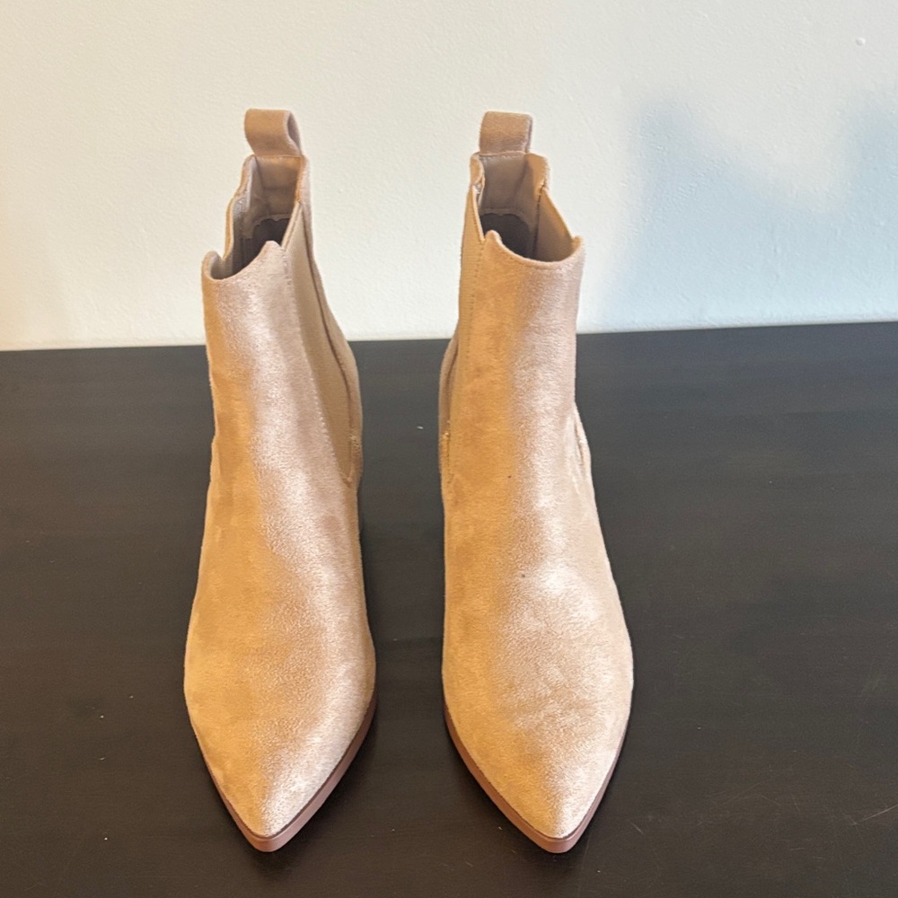 Tan stylish mini boots dream pairs brand